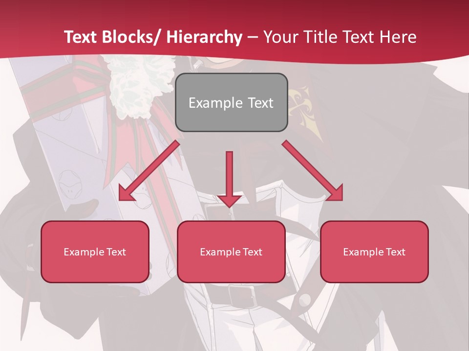 A Anime Character Holding A Present In His Hand PowerPoint Template