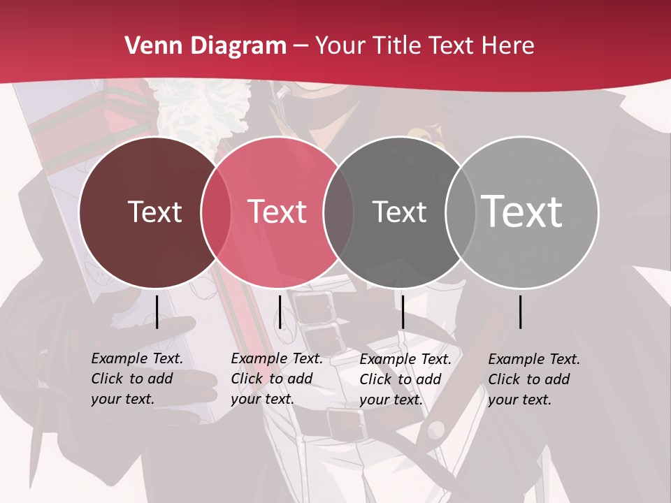 A Anime Character Holding A Present In His Hand PowerPoint Template