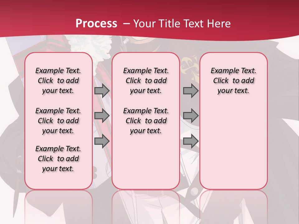 A Anime Character Holding A Present In His Hand PowerPoint Template