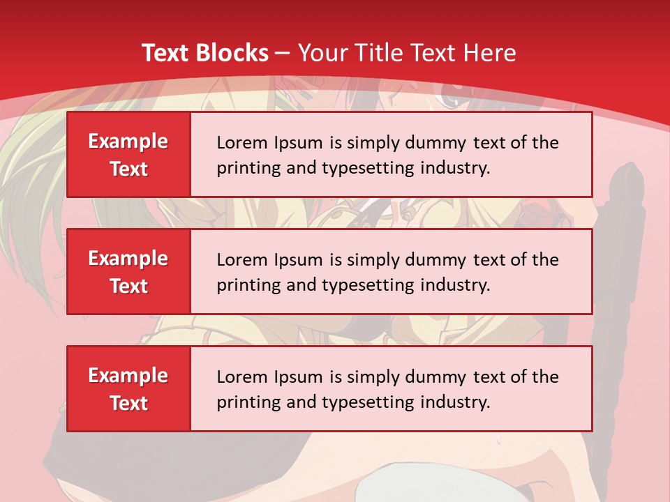 A Couple Of Anime Characters Sitting On A Bench PowerPoint Template