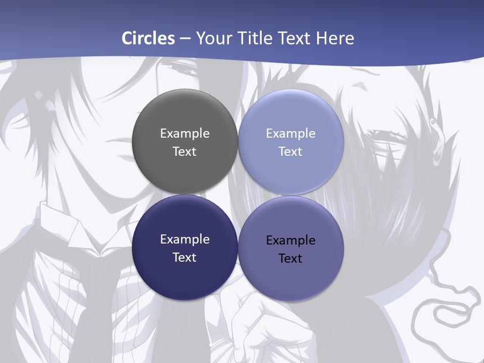A Couple Of People Standing Next To Each Other PowerPoint Template