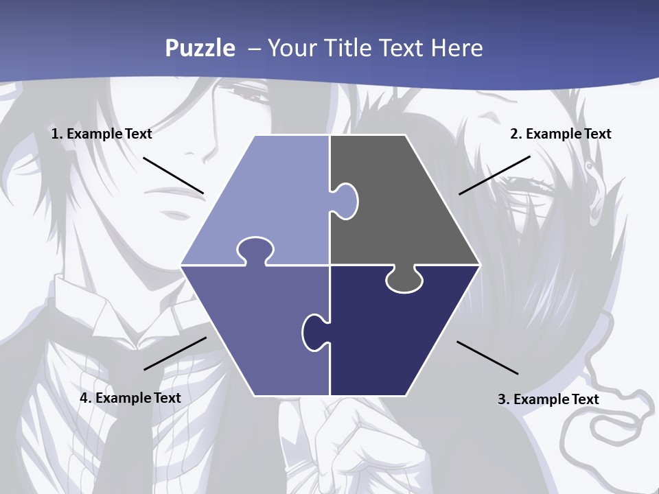 A Couple Of People Standing Next To Each Other PowerPoint Template