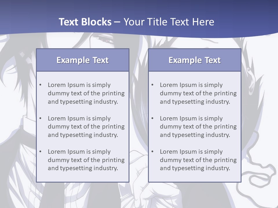 A Couple Of People Standing Next To Each Other PowerPoint Template
