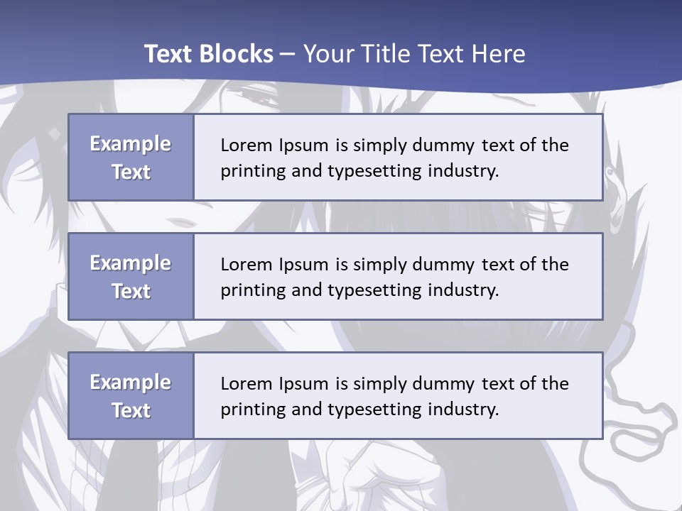 A Couple Of People Standing Next To Each Other PowerPoint Template