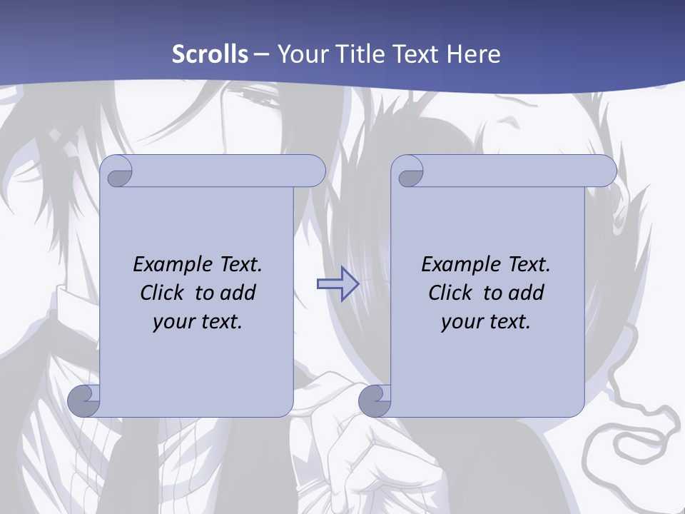 A Couple Of People Standing Next To Each Other PowerPoint Template