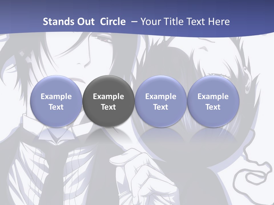 A Couple Of People Standing Next To Each Other PowerPoint Template