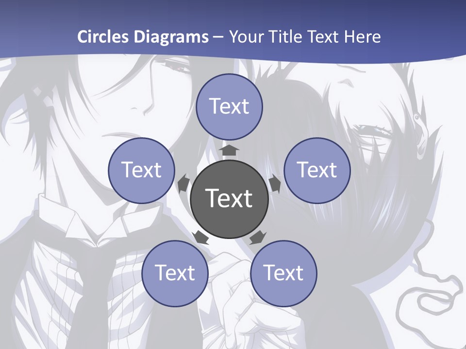 A Couple Of People Standing Next To Each Other PowerPoint Template
