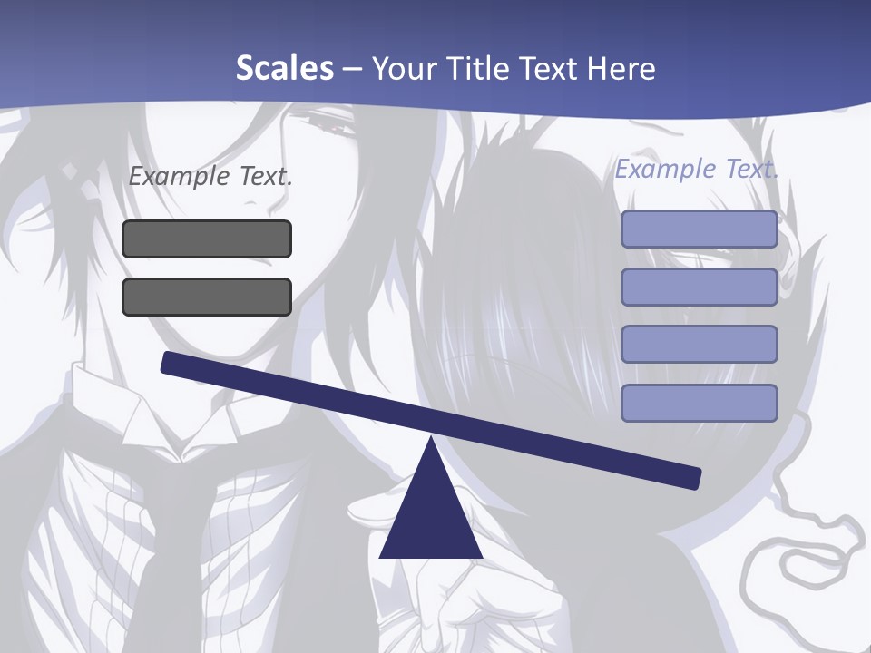 A Couple Of People Standing Next To Each Other PowerPoint Template
