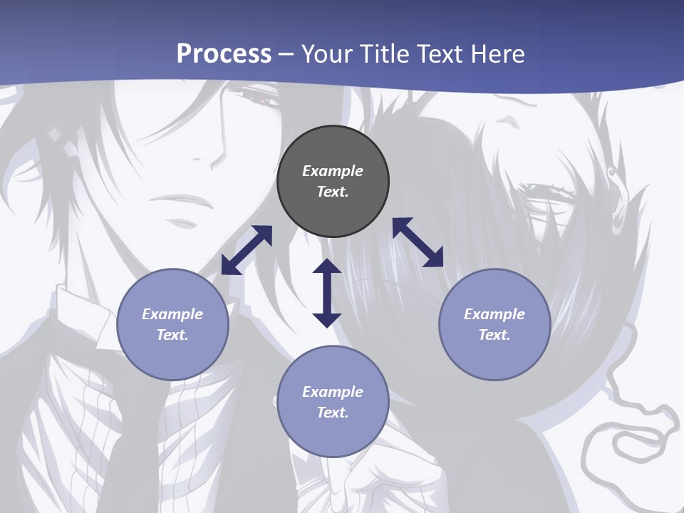 A Couple Of People Standing Next To Each Other PowerPoint Template