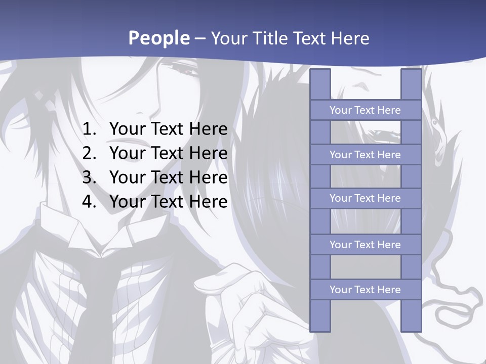 A Couple Of People Standing Next To Each Other PowerPoint Template