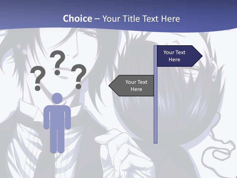 A Couple Of People Standing Next To Each Other PowerPoint Template