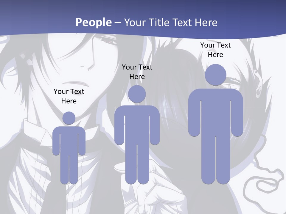 A Couple Of People Standing Next To Each Other PowerPoint Template