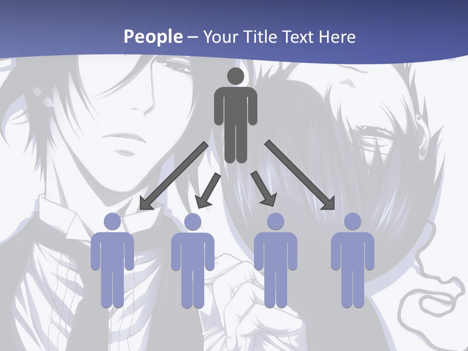 A Couple Of People Standing Next To Each Other PowerPoint Template