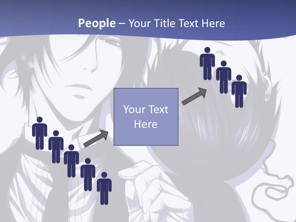 A Couple Of People Standing Next To Each Other PowerPoint Template