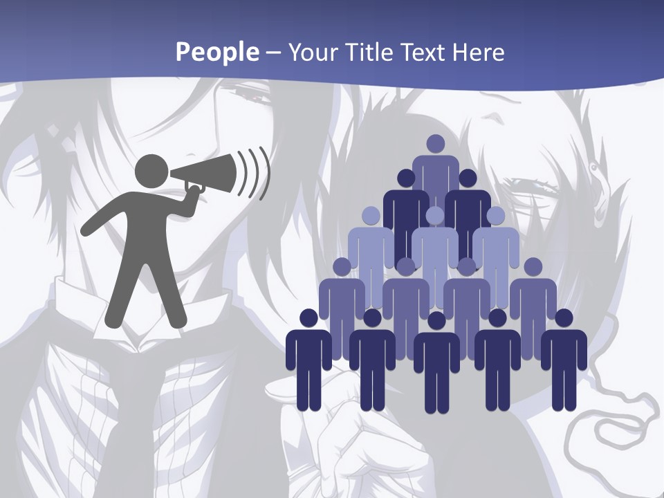 A Couple Of People Standing Next To Each Other PowerPoint Template