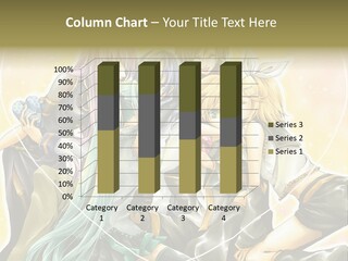 A Group Of Anime Girls Hugging Each Other PowerPoint Template