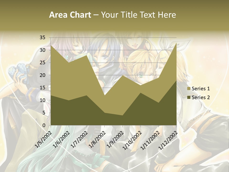A Group Of Anime Girls Hugging Each Other PowerPoint Template