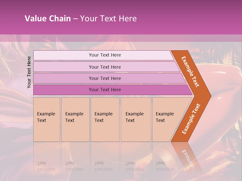 A Sexy Woman In A Bikini Posing For A Picture PowerPoint Template