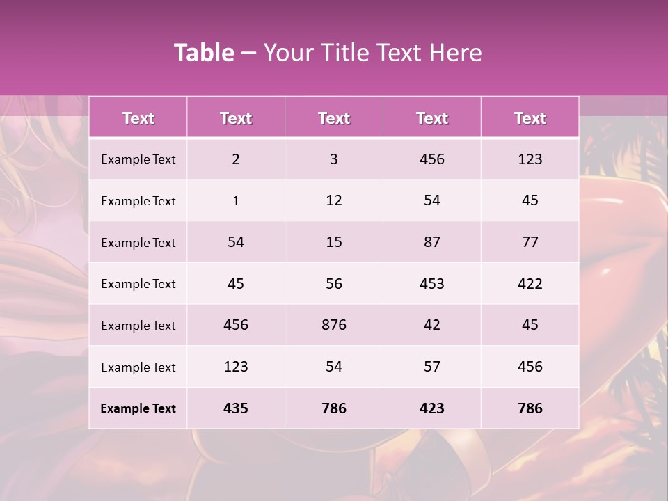 A Sexy Woman In A Bikini Posing For A Picture PowerPoint Template