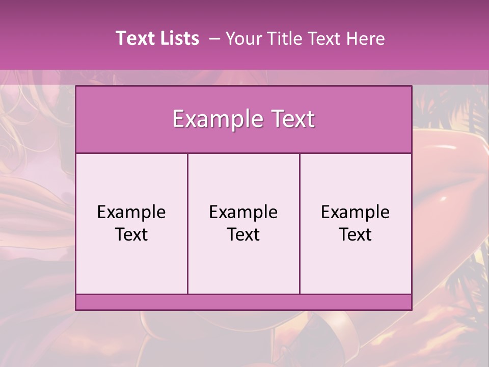 A Sexy Woman In A Bikini Posing For A Picture PowerPoint Template