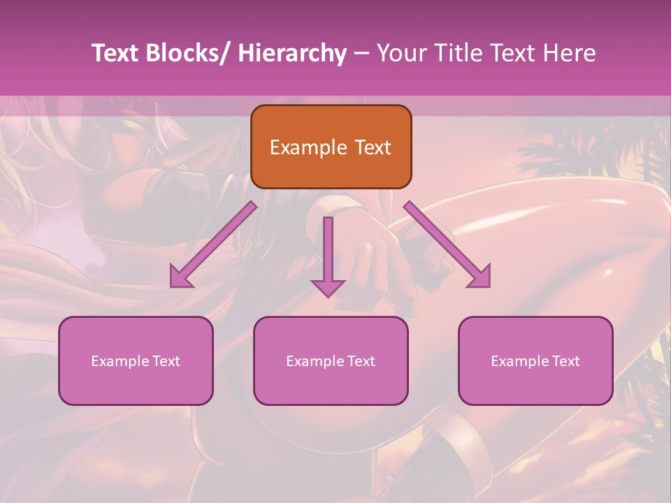 A Sexy Woman In A Bikini Posing For A Picture PowerPoint Template