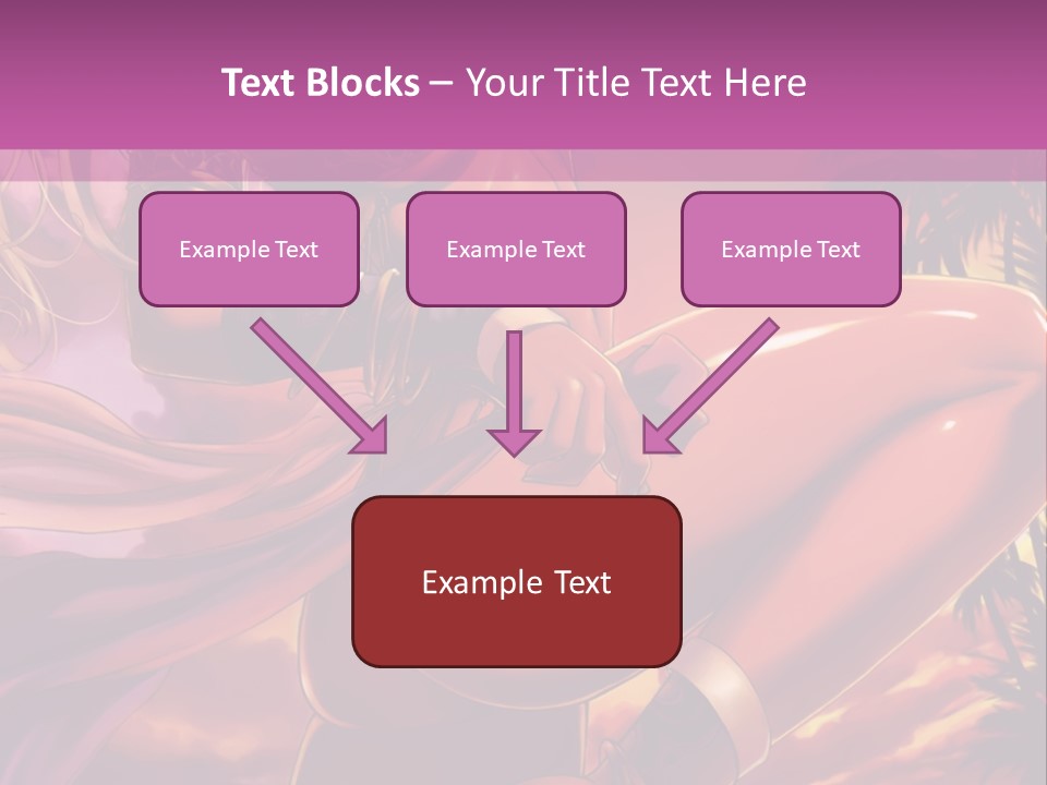 A Sexy Woman In A Bikini Posing For A Picture PowerPoint Template