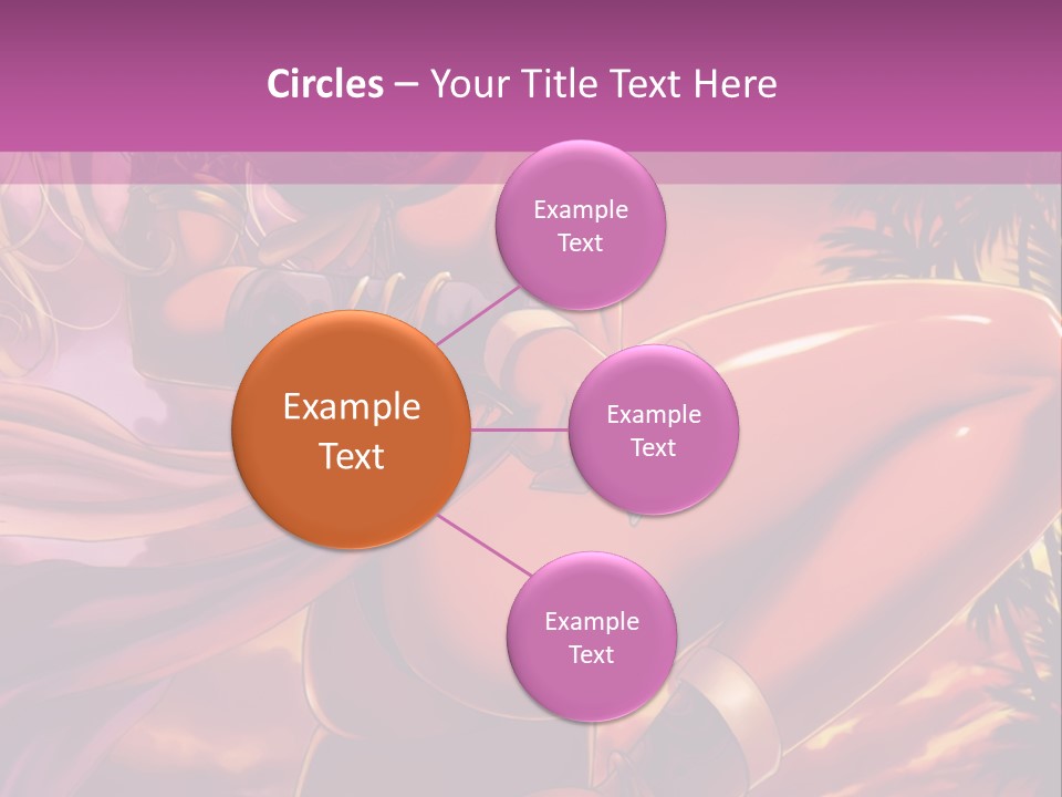 A Sexy Woman In A Bikini Posing For A Picture PowerPoint Template