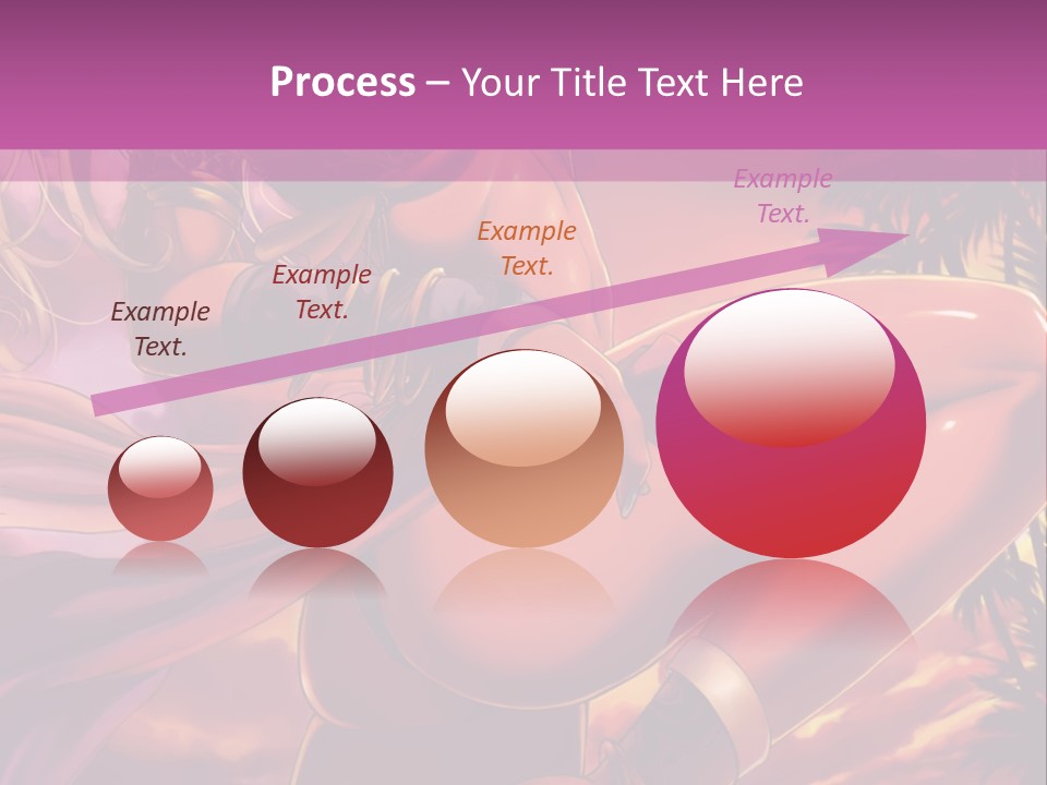 A Sexy Woman In A Bikini Posing For A Picture PowerPoint Template