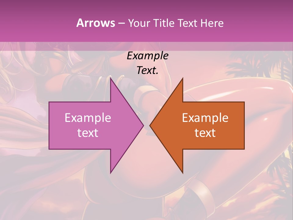 A Sexy Woman In A Bikini Posing For A Picture PowerPoint Template