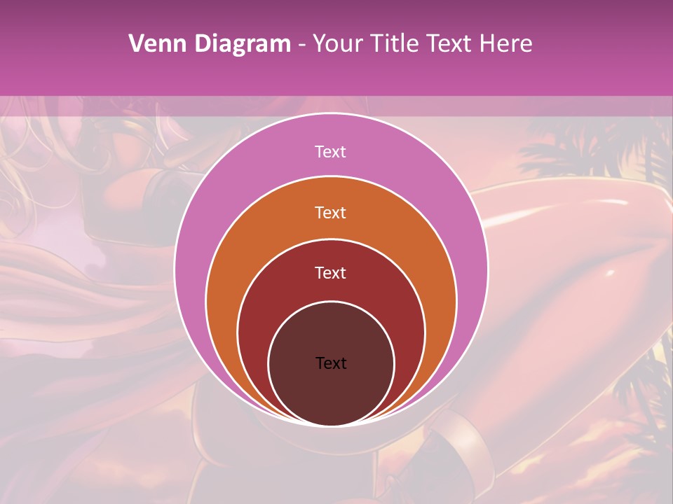 A Sexy Woman In A Bikini Posing For A Picture PowerPoint Template