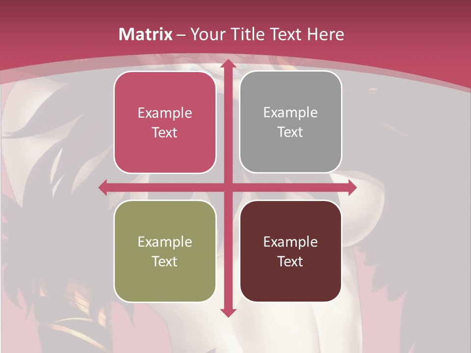 A Woman With Black Hair Wearing A Black Dress PowerPoint Template