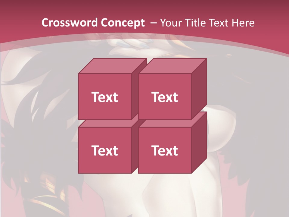 A Woman With Black Hair Wearing A Black Dress PowerPoint Template