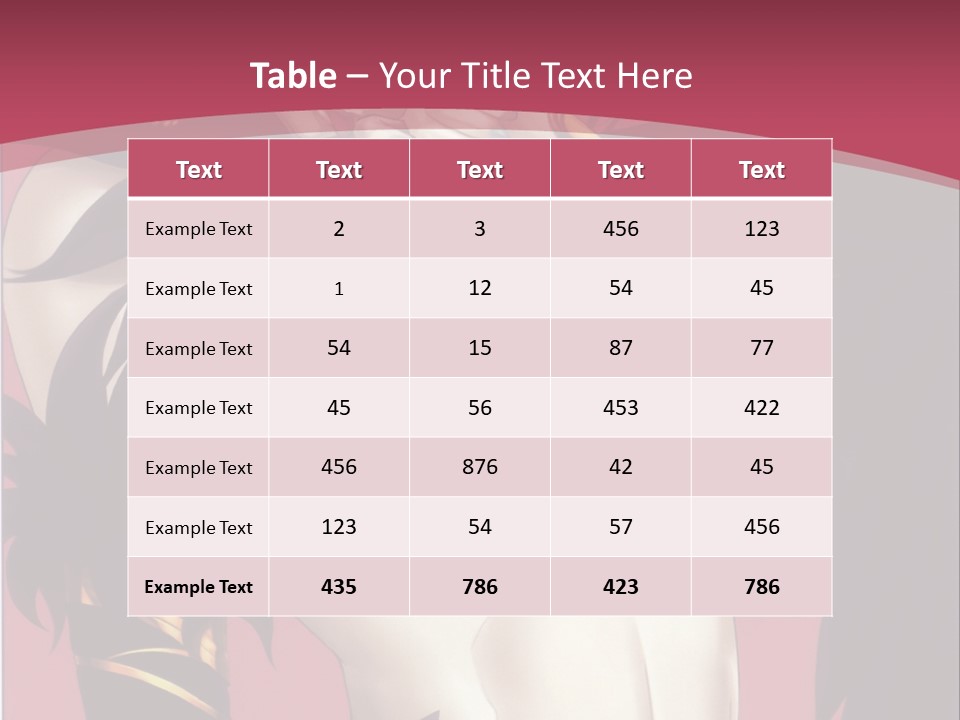 A Woman With Black Hair Wearing A Black Dress PowerPoint Template