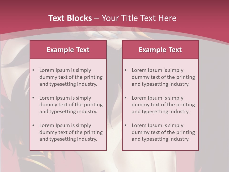 A Woman With Black Hair Wearing A Black Dress PowerPoint Template