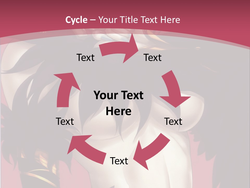 A Woman With Black Hair Wearing A Black Dress PowerPoint Template