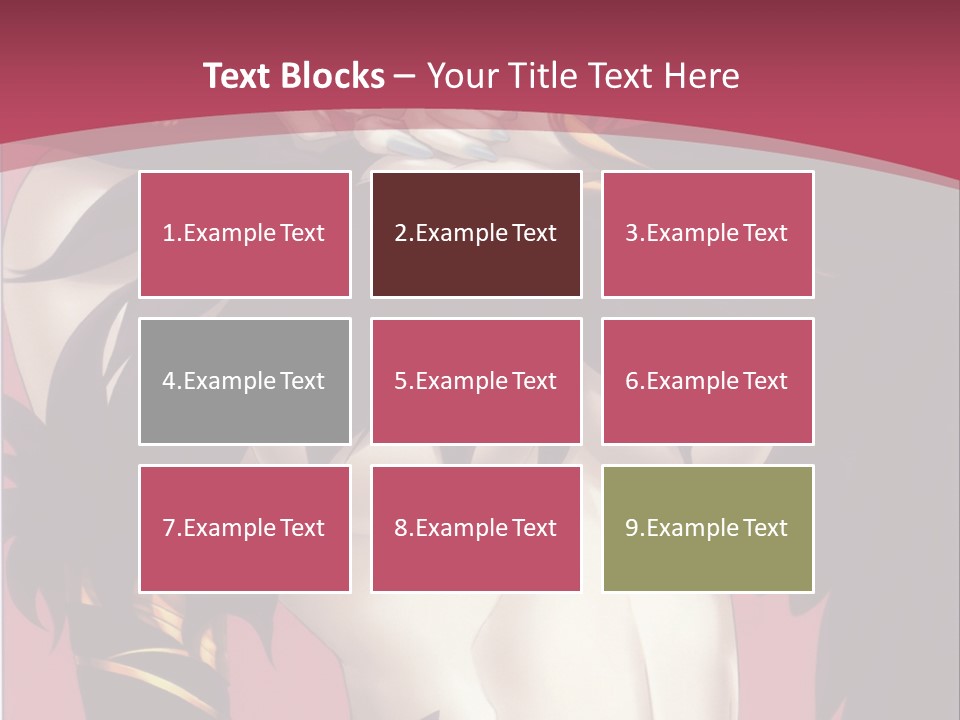 A Woman With Black Hair Wearing A Black Dress PowerPoint Template