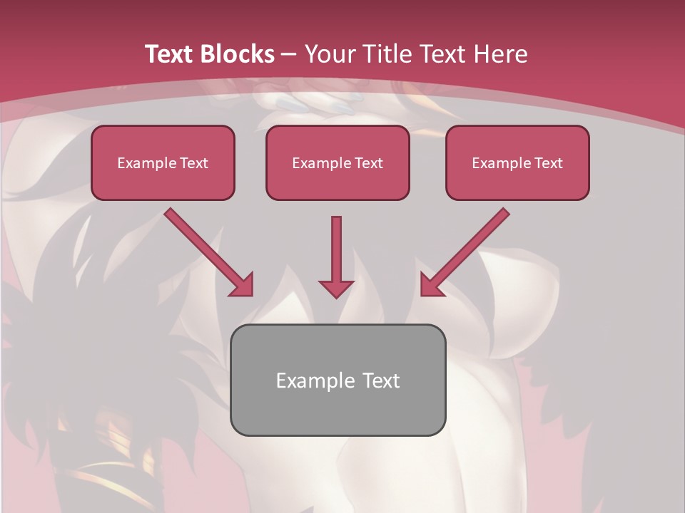 A Woman With Black Hair Wearing A Black Dress PowerPoint Template