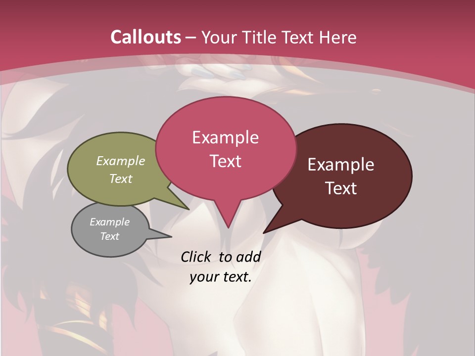 A Woman With Black Hair Wearing A Black Dress PowerPoint Template