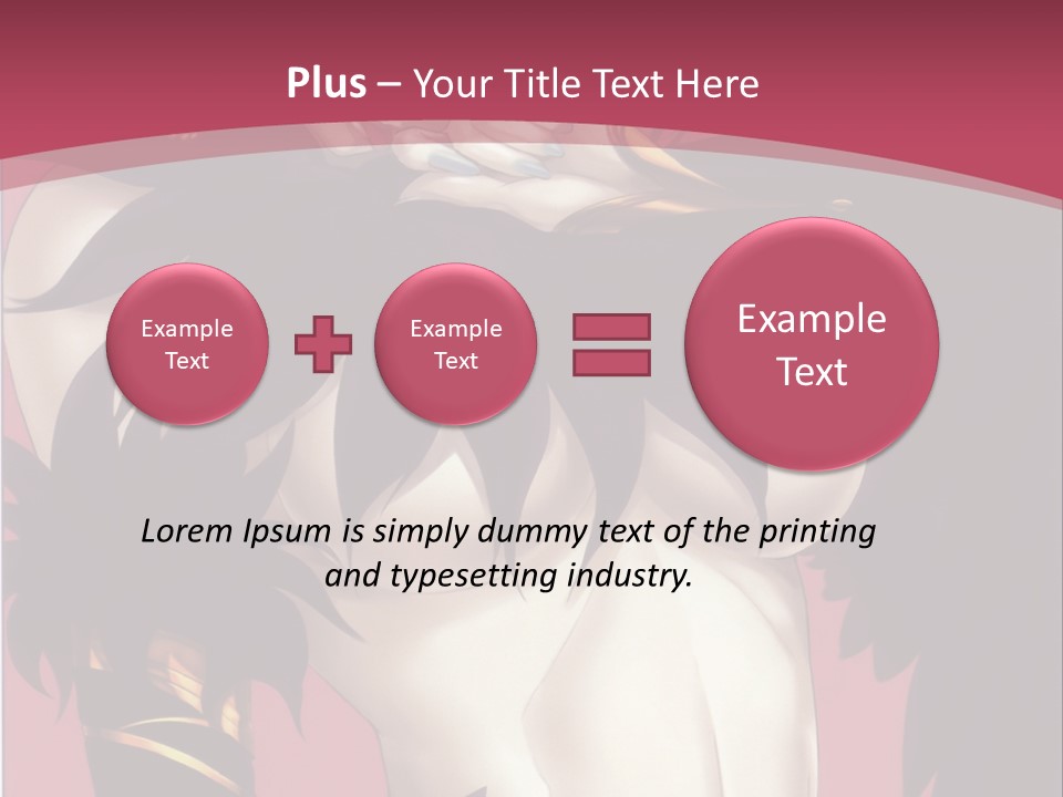 A Woman With Black Hair Wearing A Black Dress PowerPoint Template