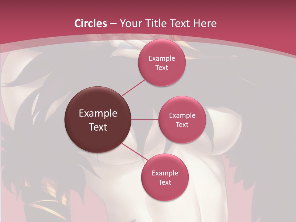 A Woman With Black Hair Wearing A Black Dress PowerPoint Template