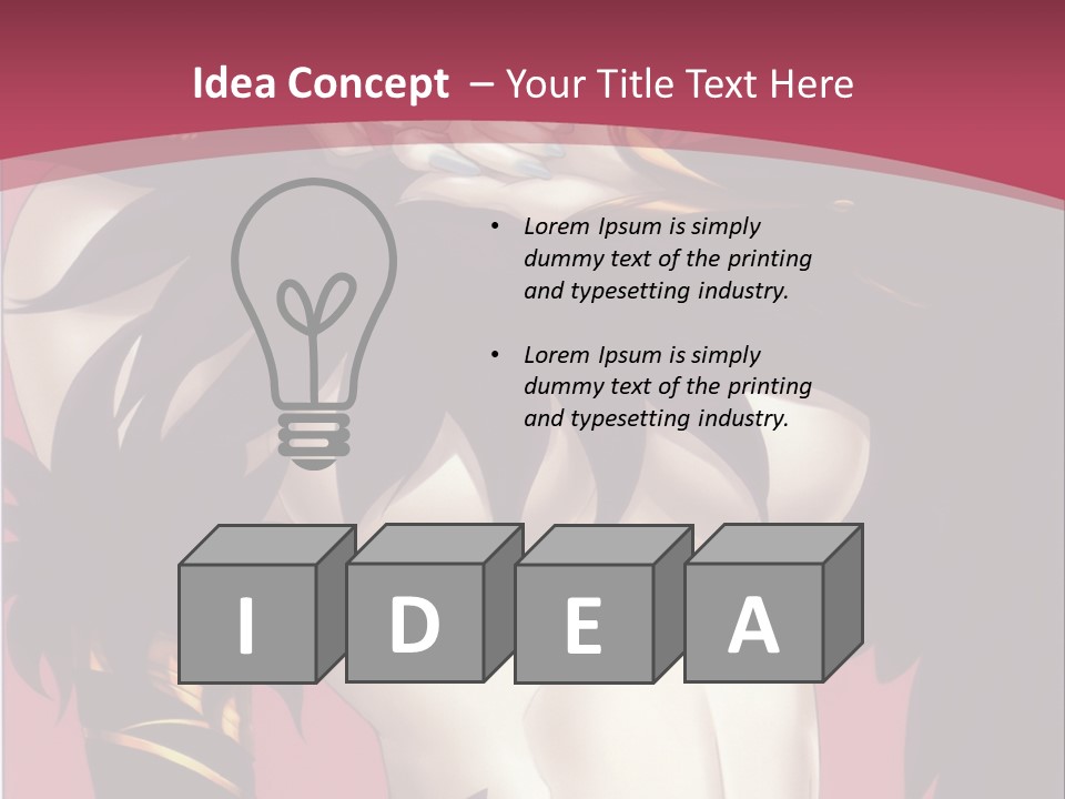 A Woman With Black Hair Wearing A Black Dress PowerPoint Template