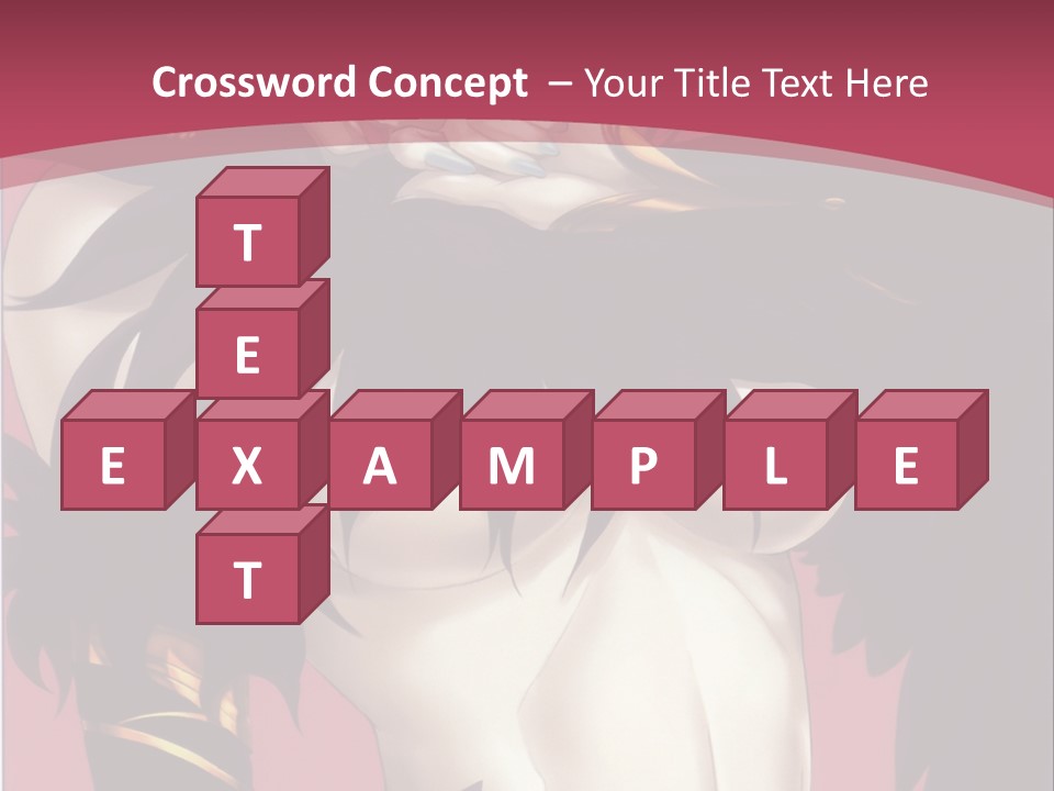 A Woman With Black Hair Wearing A Black Dress PowerPoint Template