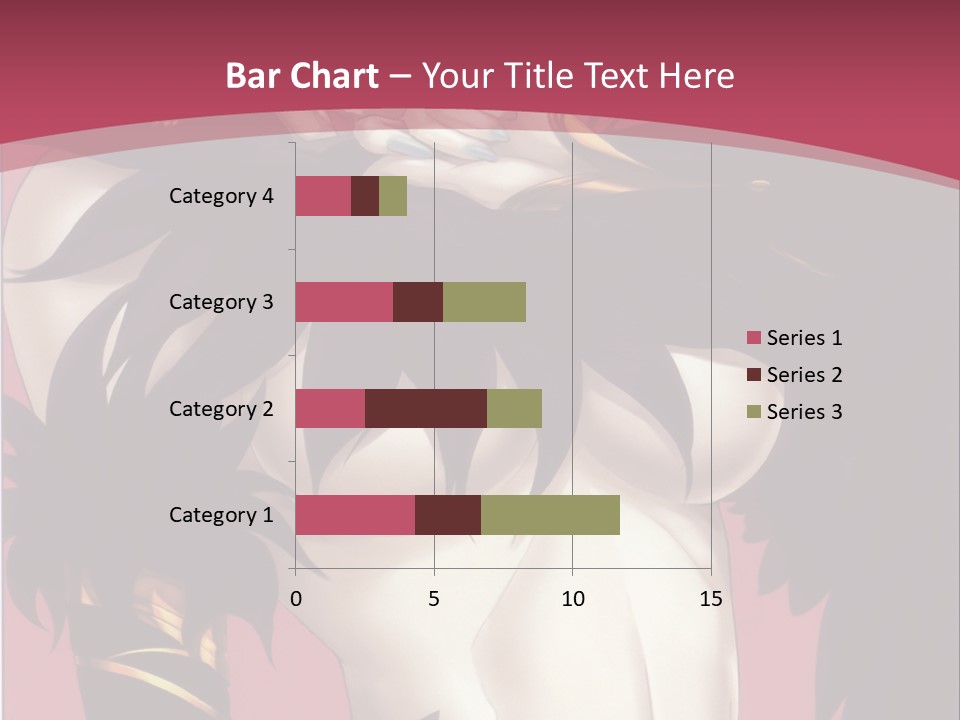 A Woman With Black Hair Wearing A Black Dress PowerPoint Template