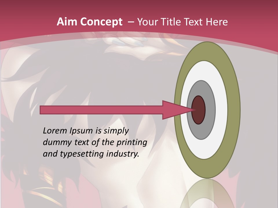 A Woman With Black Hair Wearing A Black Dress PowerPoint Template