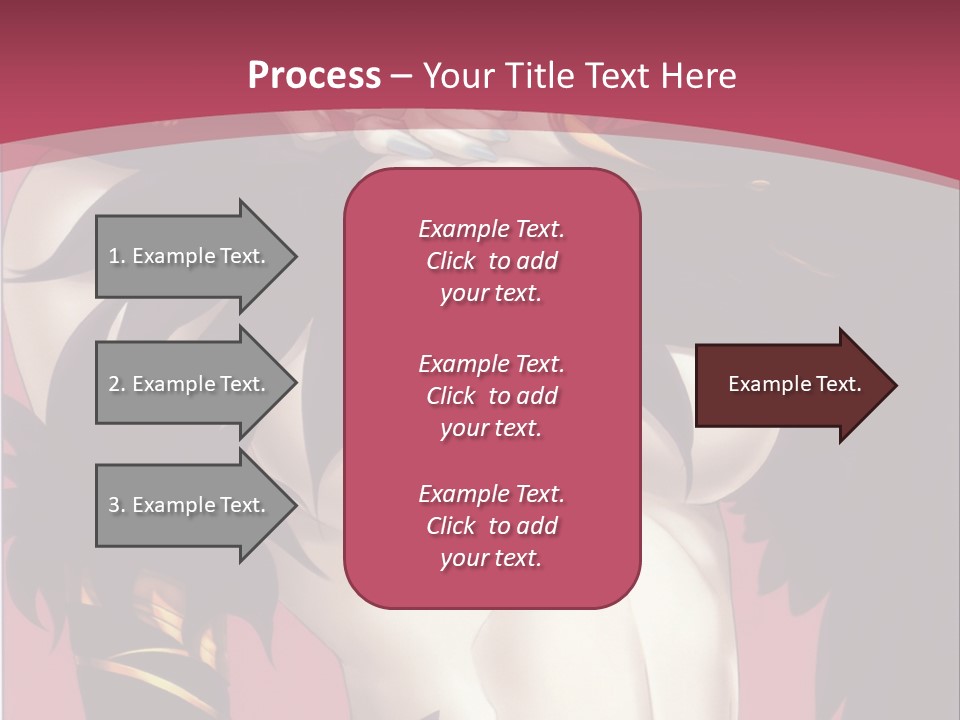 A Woman With Black Hair Wearing A Black Dress PowerPoint Template