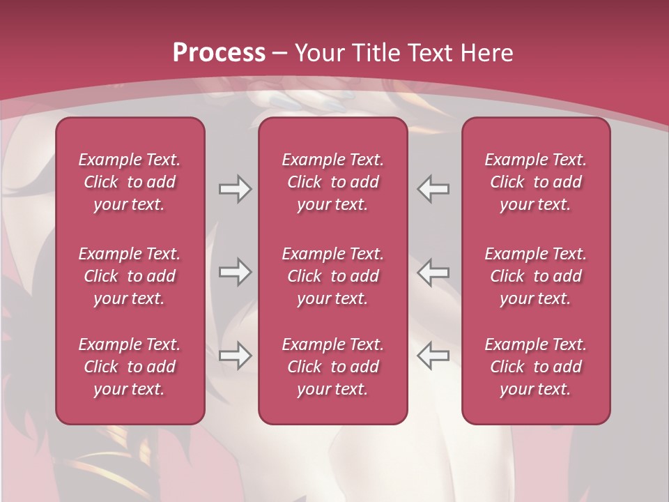 A Woman With Black Hair Wearing A Black Dress PowerPoint Template