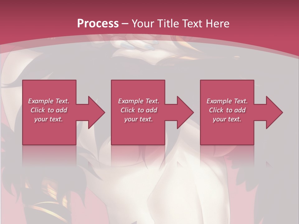 A Woman With Black Hair Wearing A Black Dress PowerPoint Template