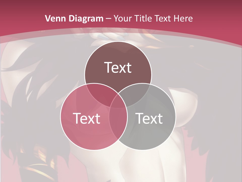 A Woman With Black Hair Wearing A Black Dress PowerPoint Template