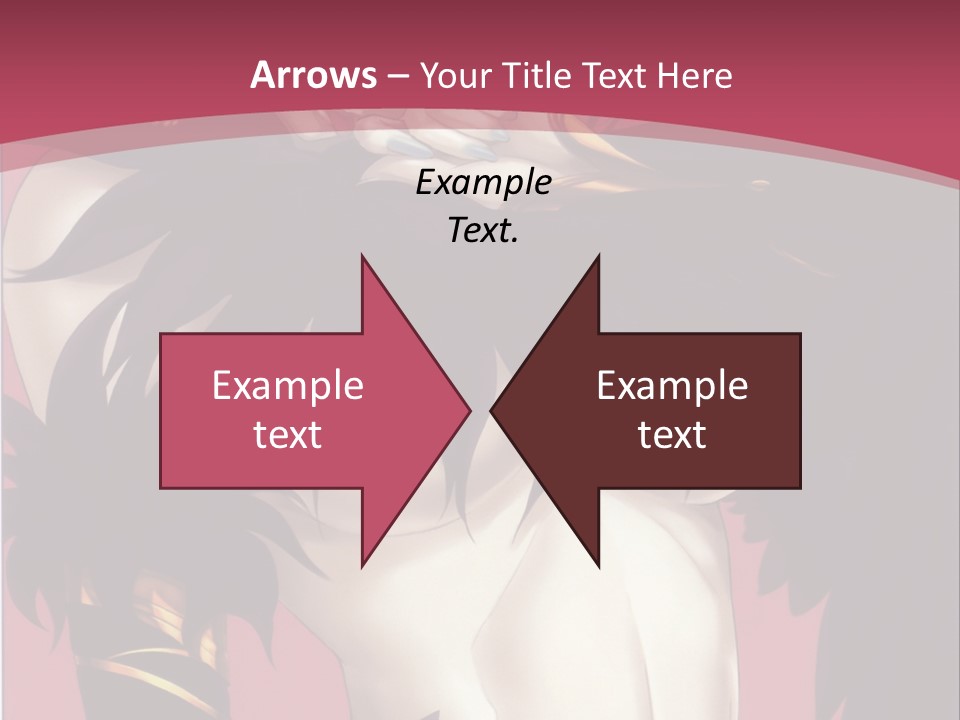 A Woman With Black Hair Wearing A Black Dress PowerPoint Template