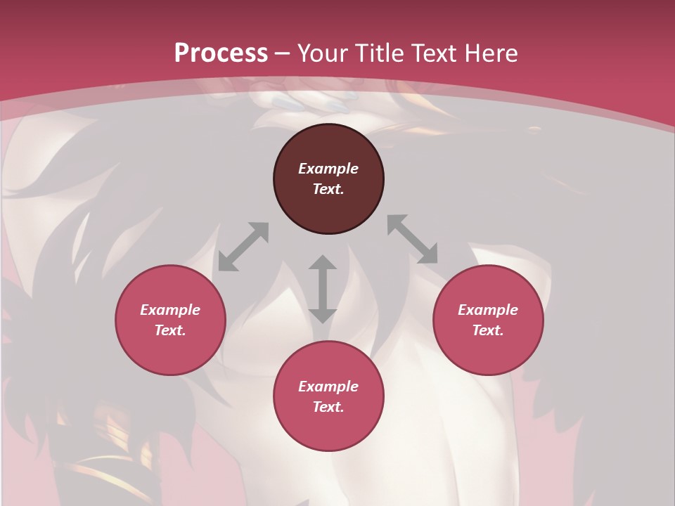 A Woman With Black Hair Wearing A Black Dress PowerPoint Template